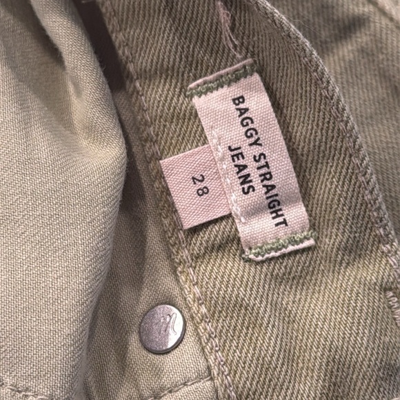 Madewell Baggy Straight Jeans: Garment-Dyed Edition SZ 28 - Picture 4 of 10